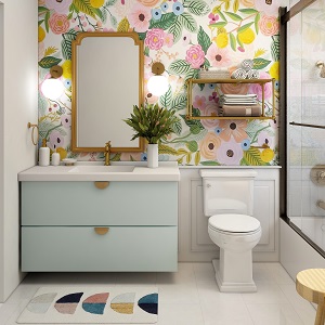 Цветная и яркая ванная комната: как преобразить санузел в Жуланке - zhulanka.mebel54.com | фото