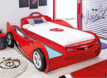 CARBED Кровать-машина Coupe с выдвижной кроватью Red 20.03.1306.00 в Жуланке - zhulanka.mebel54.com | фото